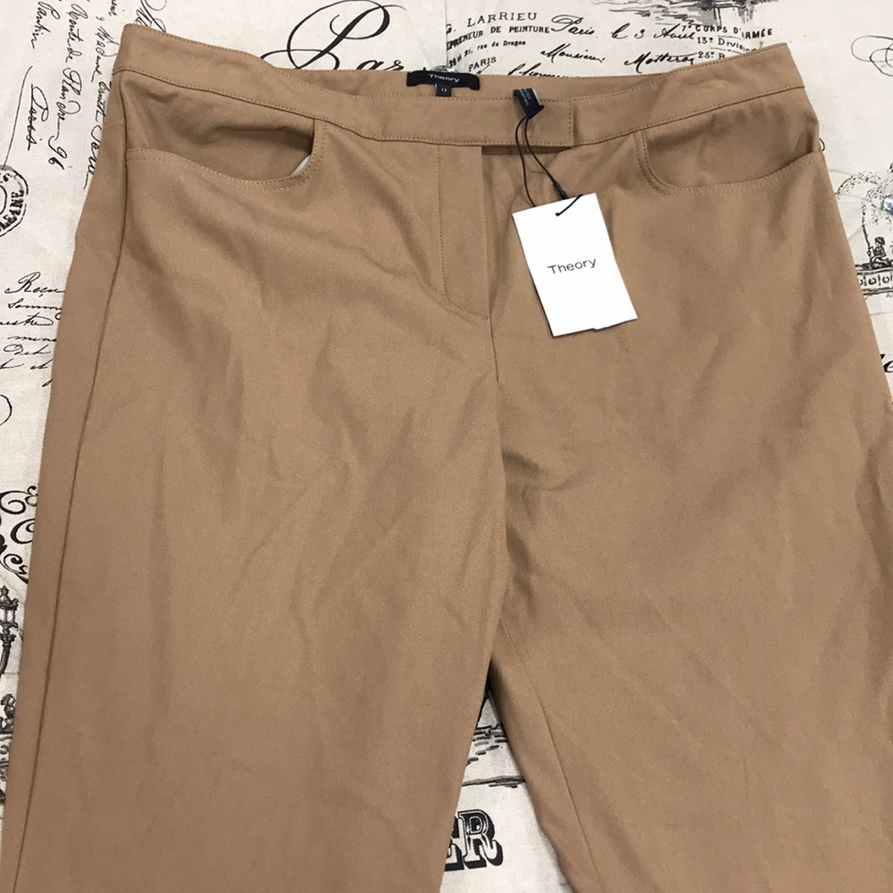 Theory Cropped Tailored Trousers - Picture 6 of 9